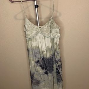 Fei Anthropologie silk dress size 6 flowy